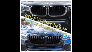 BMW X3 f25 LCI GrillNieren wechseln [upl. by Pollock]