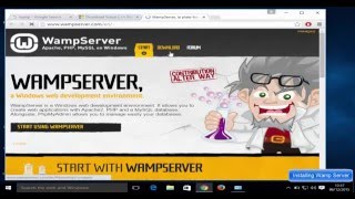 How to Download and Install Wamp Server on Windows 10 [upl. by Suciram]