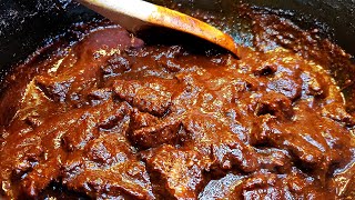 How to cook Chile Con Carne  CHILE COLORADO Recipe [upl. by Sundin]