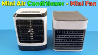 Mini Air Conditioner Mini Fan Humidifier Purifier  Unboxing And Review [upl. by Belding287]