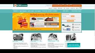 IDBI Net Banking Generate Online Password [upl. by Rosabella]