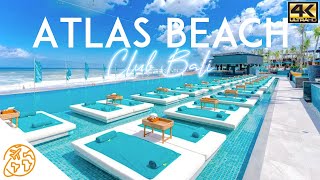 Atlas Beach Club Bali Canggu Tour 4k Atlas Beach Fest [upl. by Ellis]