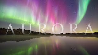 Northern Lights in ICELAND ★ Magical AURORA Borealis ★ Ambient Aerial 4K ► [upl. by Analise]